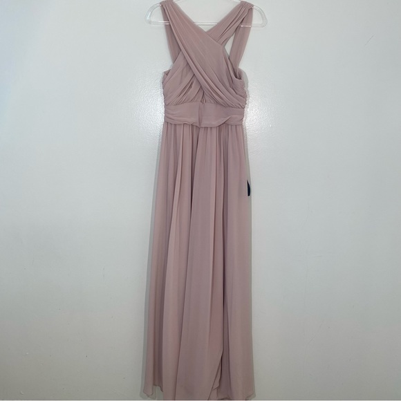 LuLus Divine Inspiration Blush Halter Maxi Dress size M - Picture 2 of 15